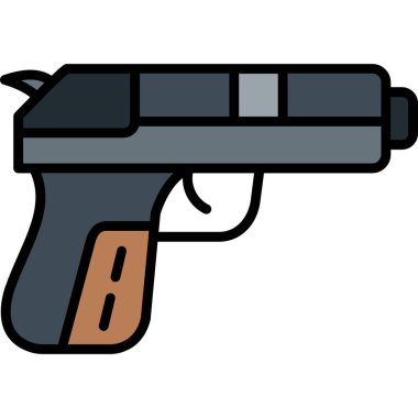 Tabanca simgesi, vektör illüstrasyonu