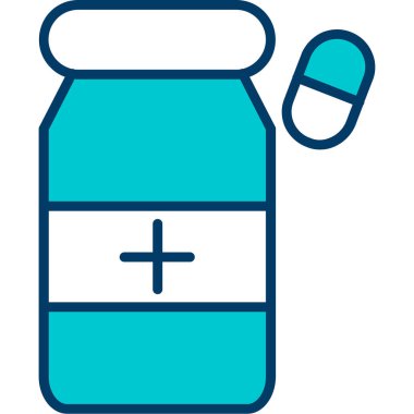 Şişe. Web simgesi basit tasarım