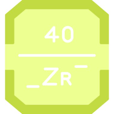 Tek bir yeşil ve beyaz simgenin vektör çizimi
