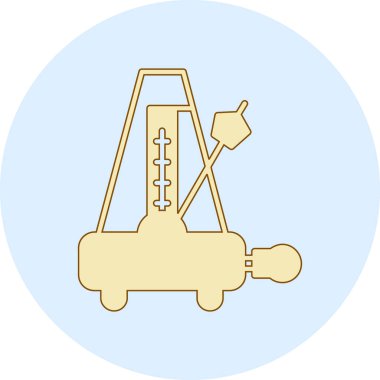 Vinç. Web simgesi basit illüstrasyon