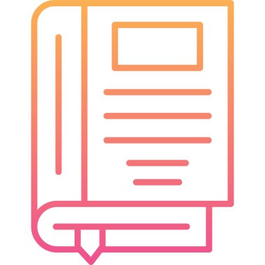 Belge. Web simgesi basit illüstrasyon