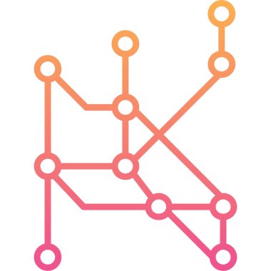 ağ bağlantı vektörü simgesi