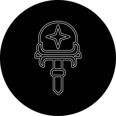 Modern simgenin vektör illüstrasyonu