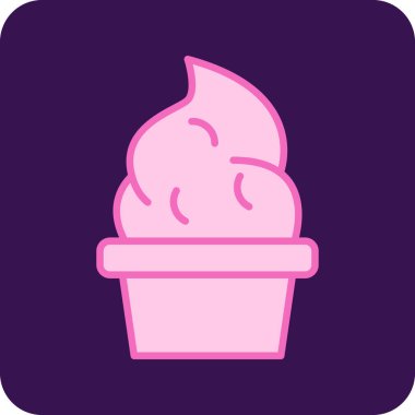 dondurma vektör simgesi