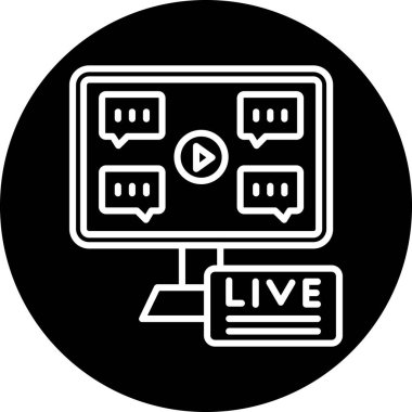 Taslak biçiminde canlı canlı simge