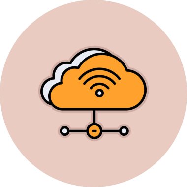 Beyaz arkaplanda wifi vektör çizimi