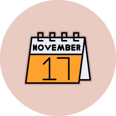 Takvim simgesi vektör illüstrasyonu