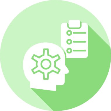 fikir vektör simgesi modern basit illüstrasyon