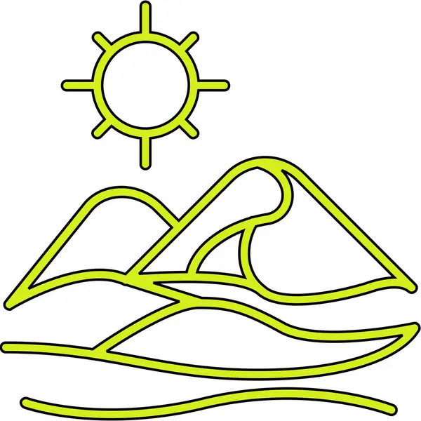 Tekne deniz ikonu yaz kategorisinde