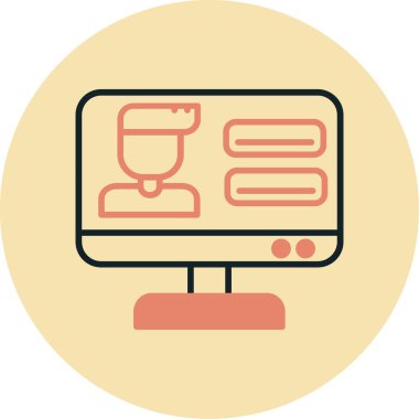 seo modern simgesinin vektör illüstrasyonu