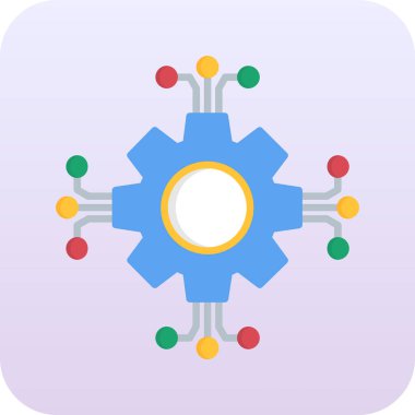 Bir molekülün vektör simgesi