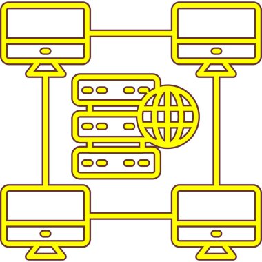 ağ bağlantısı sunucu simgesi