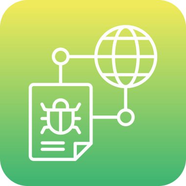 Vektör Genel Ağ simgesi