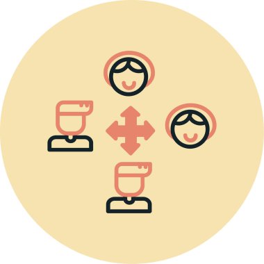 seo modern simgesinin vektör illüstrasyonu