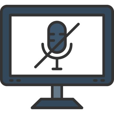 bilgisayar izleyici vektör simgesi