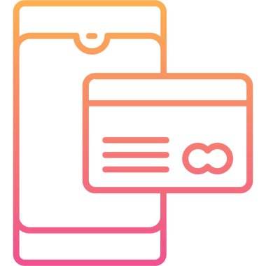 Kredi kartı ikonu vektör illüstrasyonu