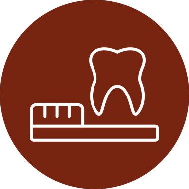 Diş. Web simgesi basit tasarım