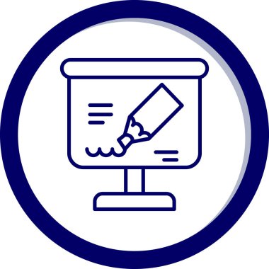 Eğitim simgesinin vektör illüstrasyonu