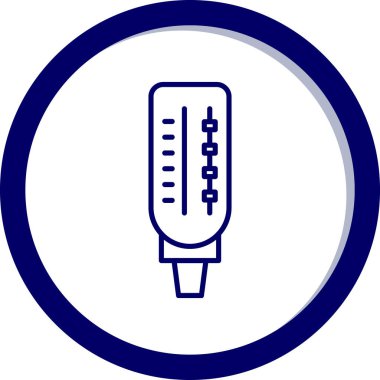 Fiş. Web simgesi basit illüstrasyon