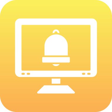 Güzel Bell vektör satırı simgesi