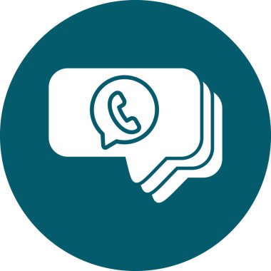 - Telefon. Web simgesi basit illüstrasyon