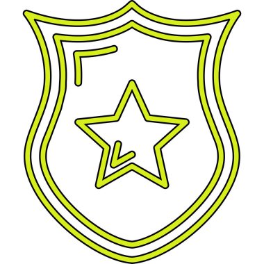 Yıldız simgesi vektör illüstrasyonu