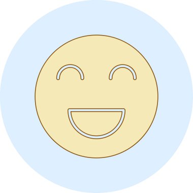 emoji yüz ifadesi vektör illüstrasyonu