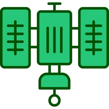 Modern otomatik simgenin vektör illüstrasyonu