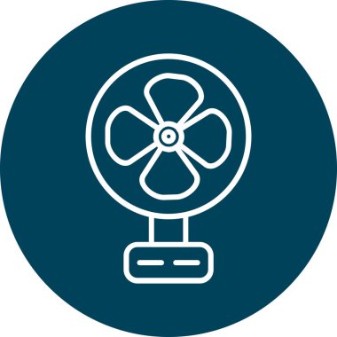 fan vektör simgesi modern basit vektör