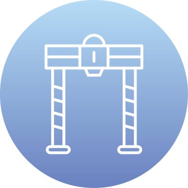 Modern simgenin vektör illüstrasyonu