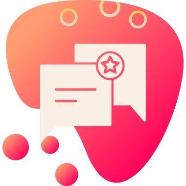 Konuş. Web simgesi basit illüstrasyon