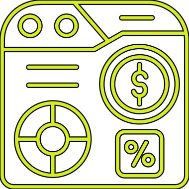 para simgesi vektör illüstrasyon tasarımı