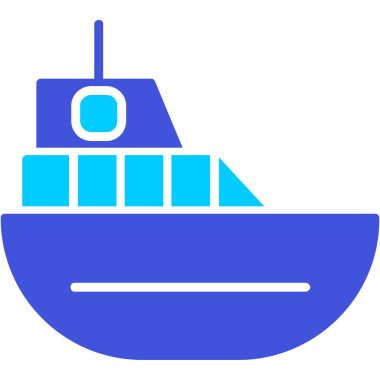 Web simge vektör çizim gemi