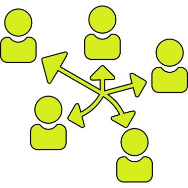 şebeke. Web simgesi basit illüstrasyon