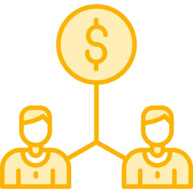 işletme yönetimi düz simgeleri, takım & başarısı