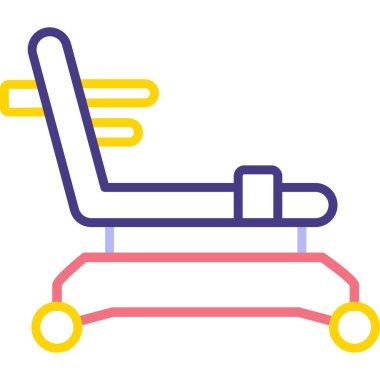 Modern oto tamir simgesinin vektör illüstrasyonu