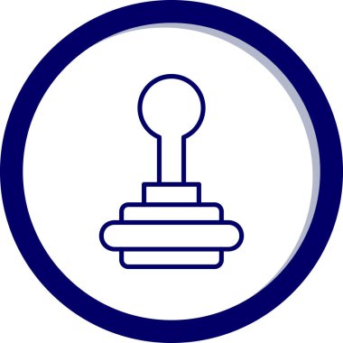 Bir lamba simgesinin vektör illüstrasyonu