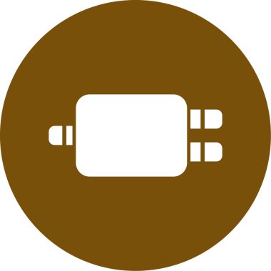 araba aküsü vektör illüstrasyonu