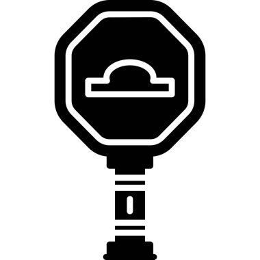 Araba simgesinin vektör illüstrasyonu