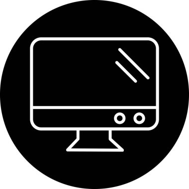 izleyici ikon vektör illüstrasyonu