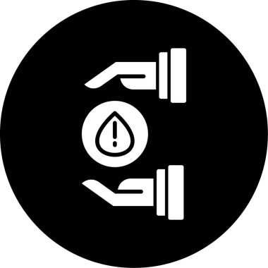 Su damlasının vektör çizimi