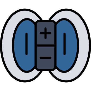 Müzik simgesi vektör illüstrasyonu