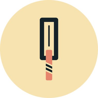 Fırça simgesi vektör illüstrasyonunu boya