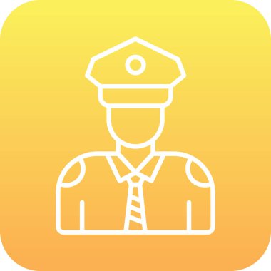 vektör polis simgesi