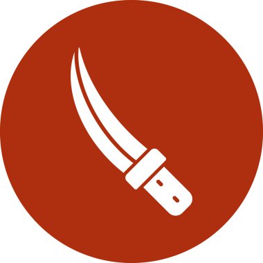 bıçak simgesi vektör illüstrasyonu