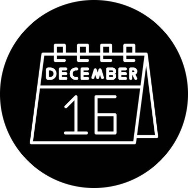 17 Aralık tarih simgesi