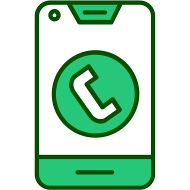 - Telefon. Web simgesi basit illüstrasyon