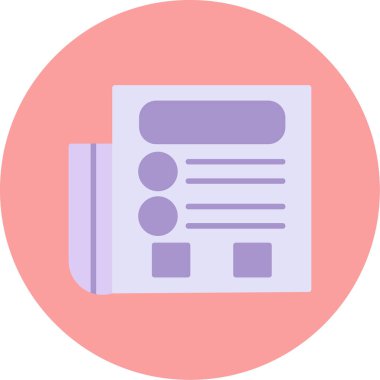 belge web vektör illüstrasyonu