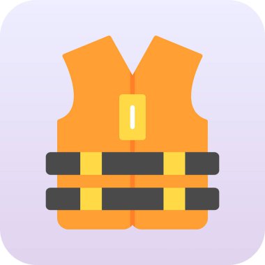 yelek simge vektör çizim