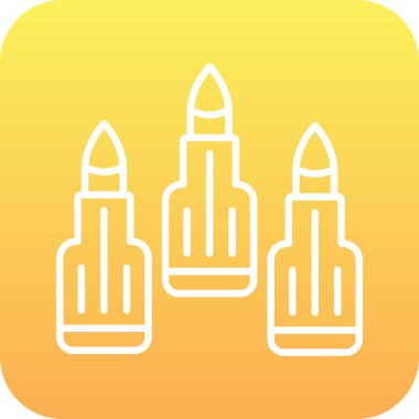 Line Fountain kalem ucu simgesi beyaz arkaplanda izole edildi. Kalem aleti işareti. Renkli taslak konsepti. Vektör.